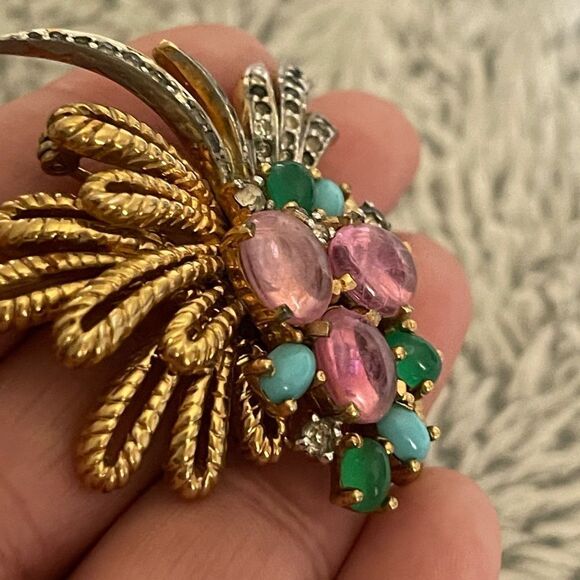 🤩rare vintage JOMAZ brooch - Picture 12 of 13